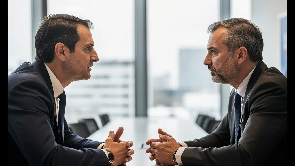 Élus CSE en réunion de travail analysant un dossier PSE